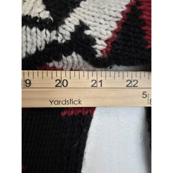 Evan Picone Cardigan Sweater Womens S Nordic Fair Isle Zip Angora Blend Holiday - Picture 7 of 7